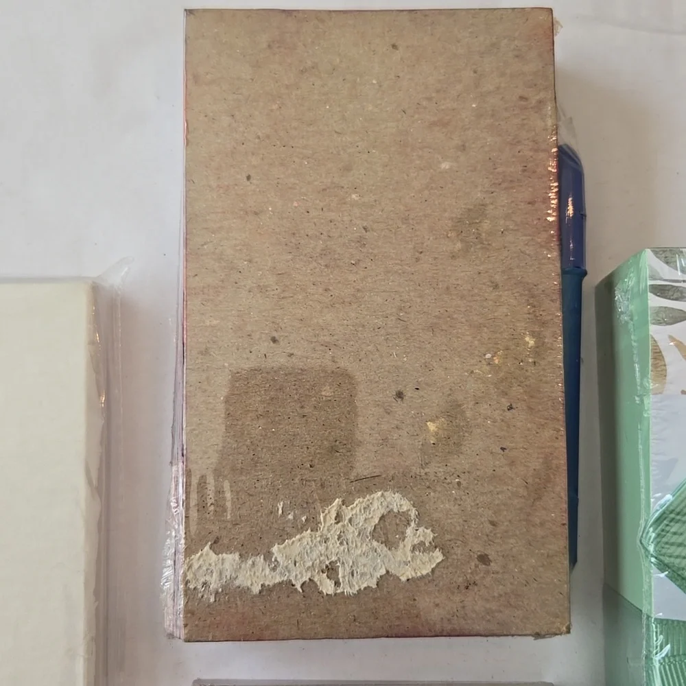 NWT 2 Vintage Pretty Paper Little Pad With Pen Sets 1 Jumbo Memo Pad 1 Mini Book
